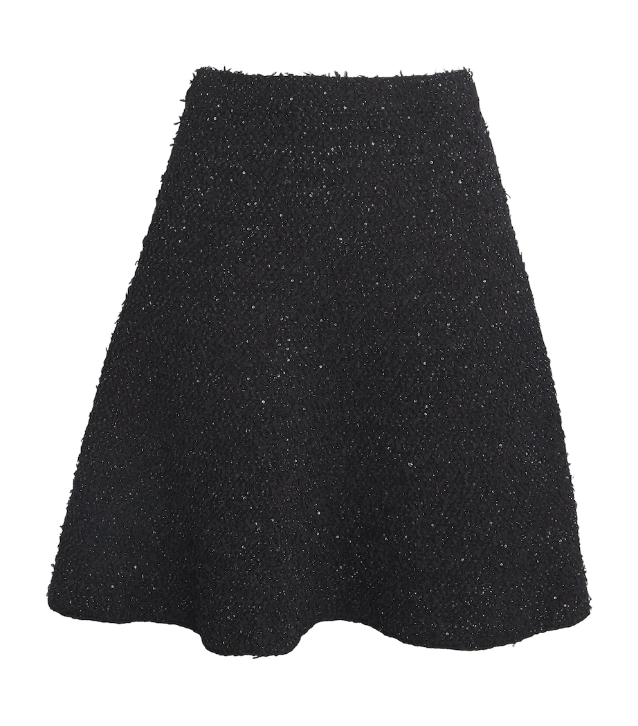 Fabiana Filippi Womens Sequinned Mini Skirt Nero Image 1
