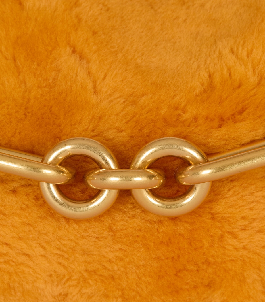 Medium Shearling Sync Shoulder Bag 1GF MUSTARD Image 8