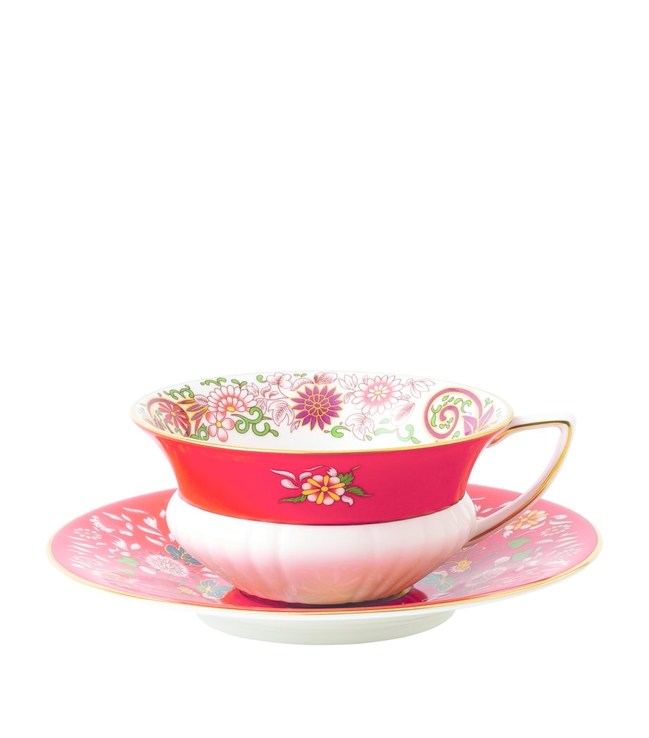 Wonderlust Teacup and Saucer MULTI Image 1