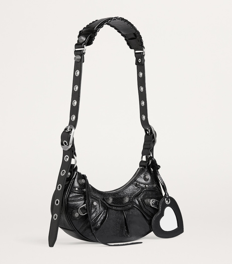 Extra-Small Leather Le Cagole Shoulder Bag 1000 Image 4