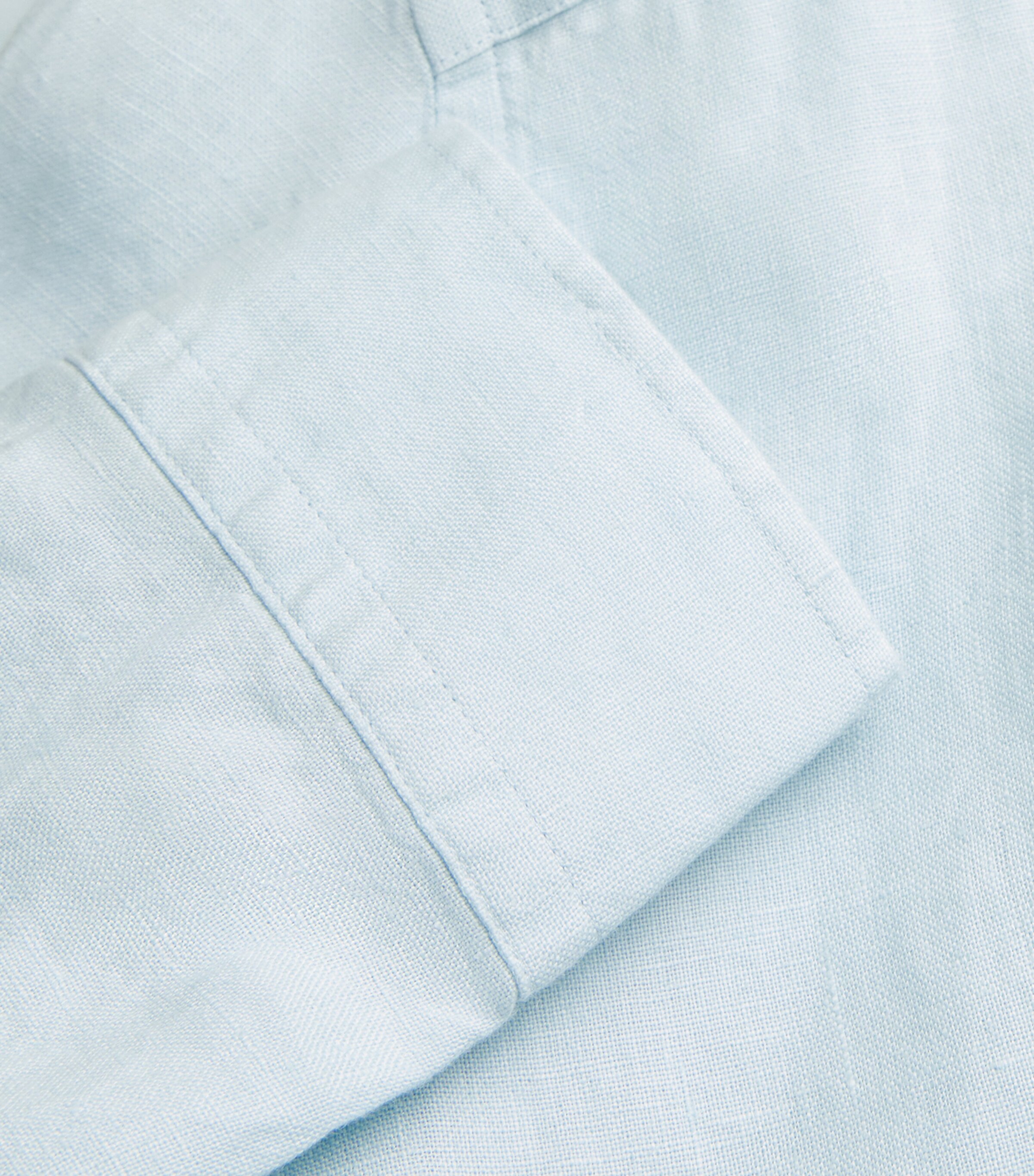 NN07 Mens Linen Arne Shirt Winter Sky Image 5