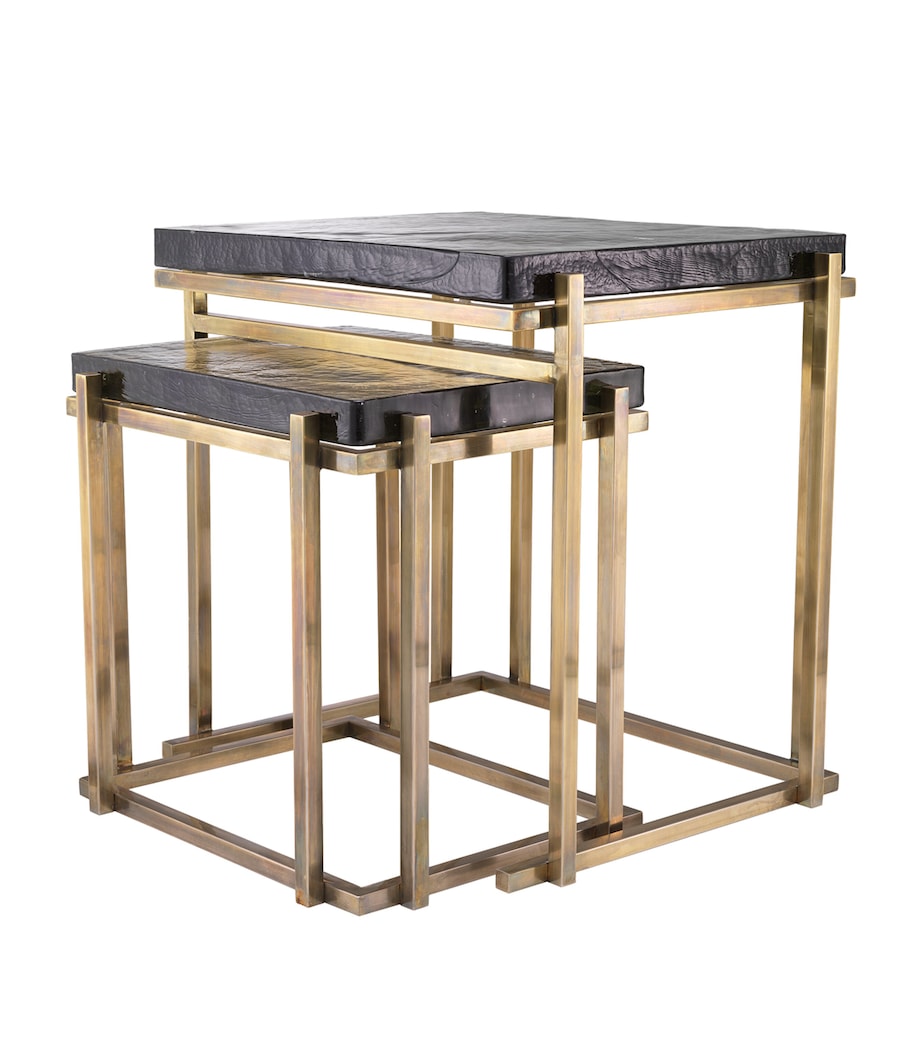 Niemeyer Side Tables (Set of 2) BRASS Image 4