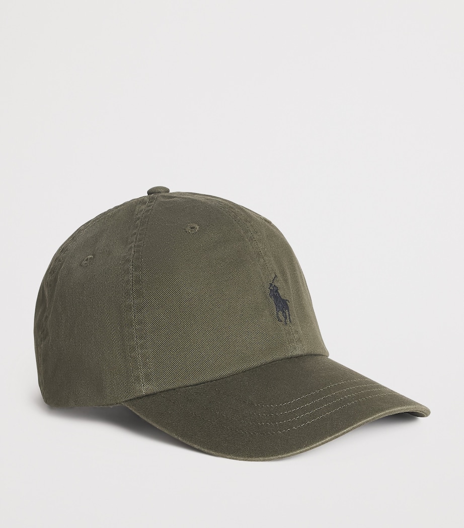 Cotton Baseball Cap GREEN Image 2