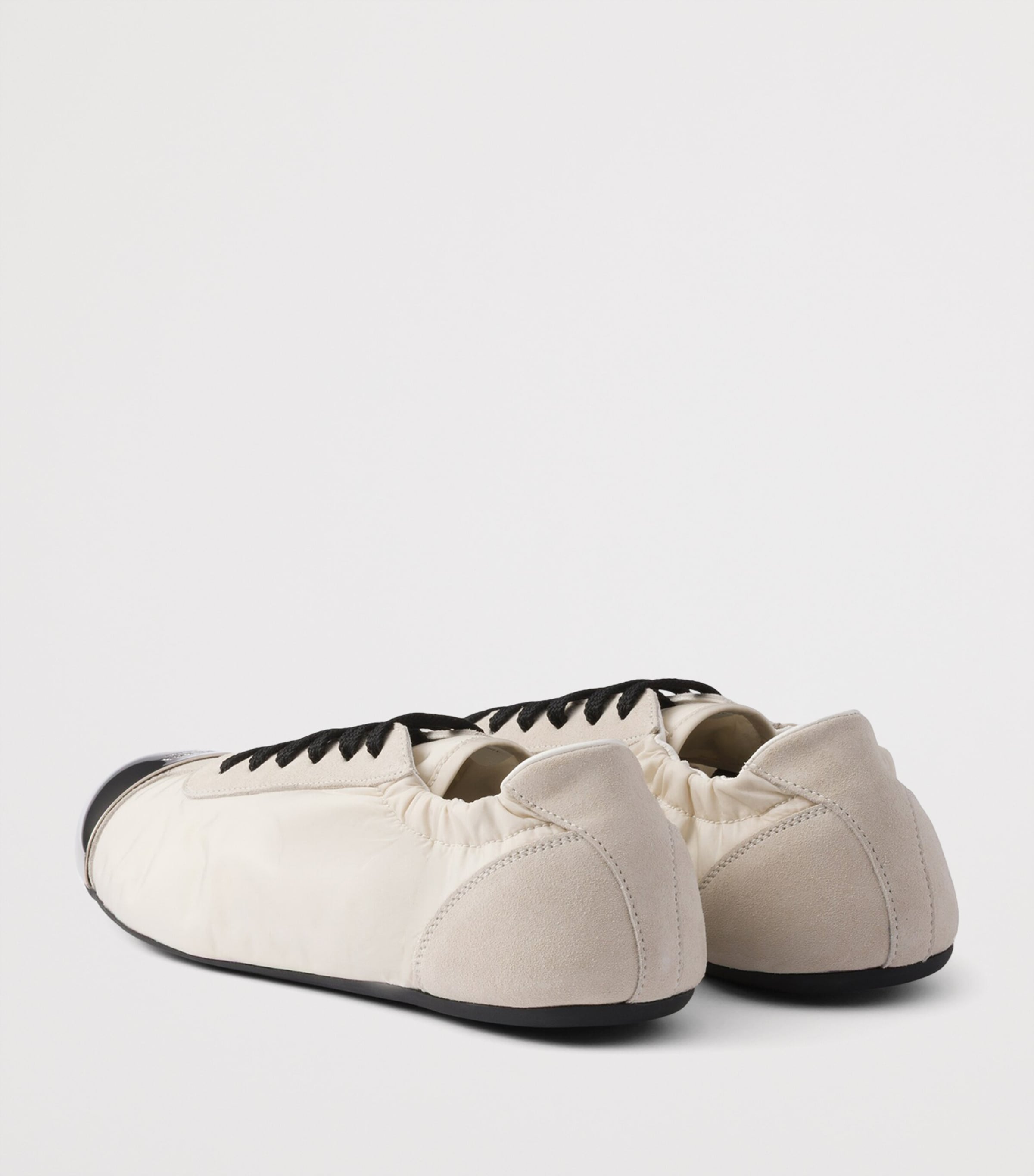 Suede and Re-Nylon Collapse Sneakers F0304 Image 4