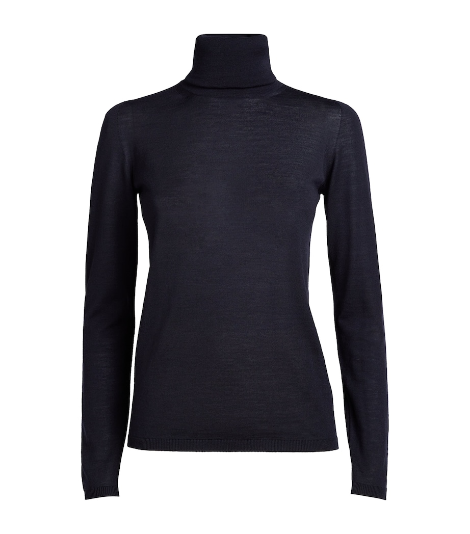 Virgin Wool Roll-Neck Sweater ULTRAMARINE Image 1