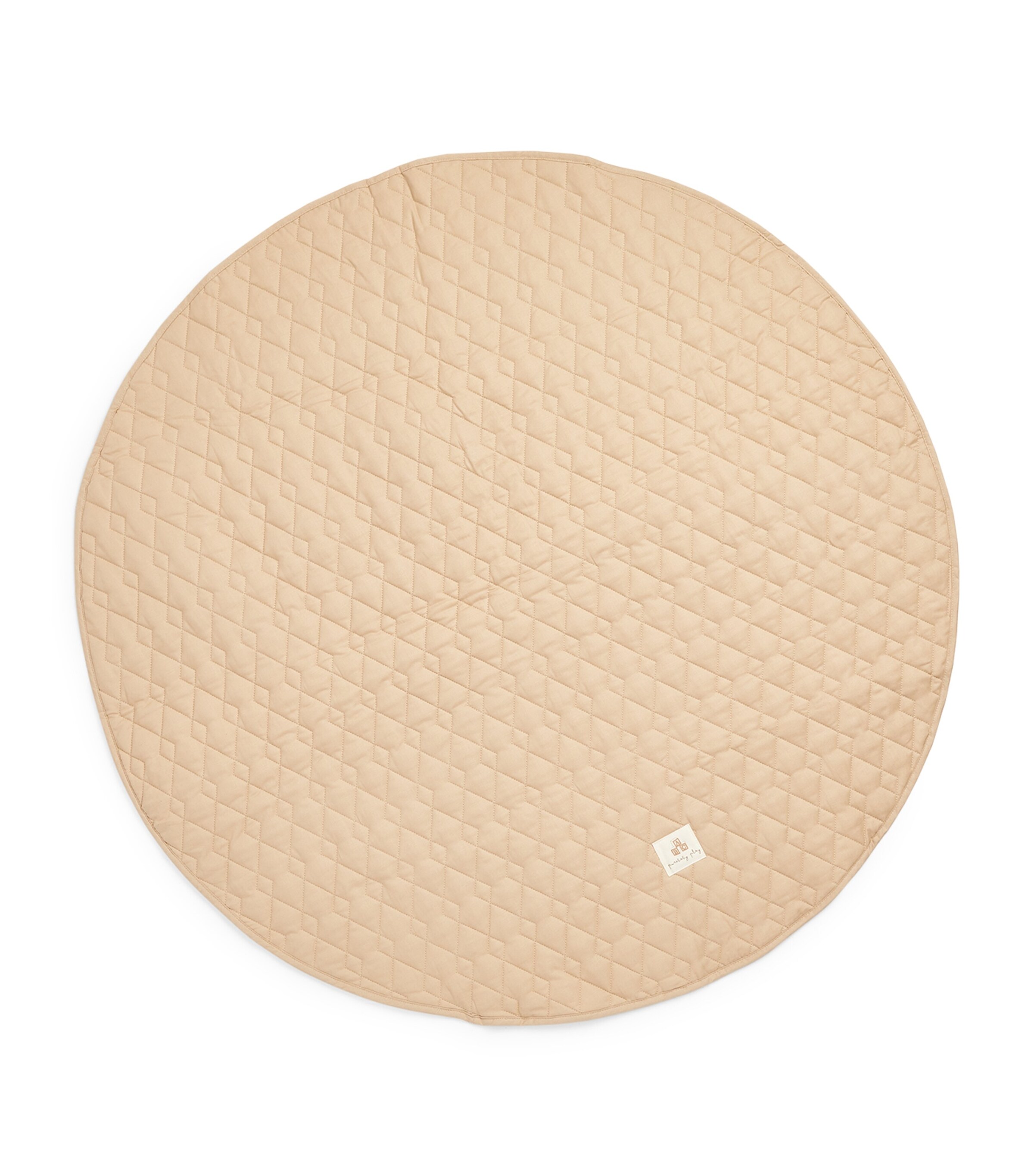 Purebaby Cotton Play Mat (120cm x 120cm) Camel Melange Image 2