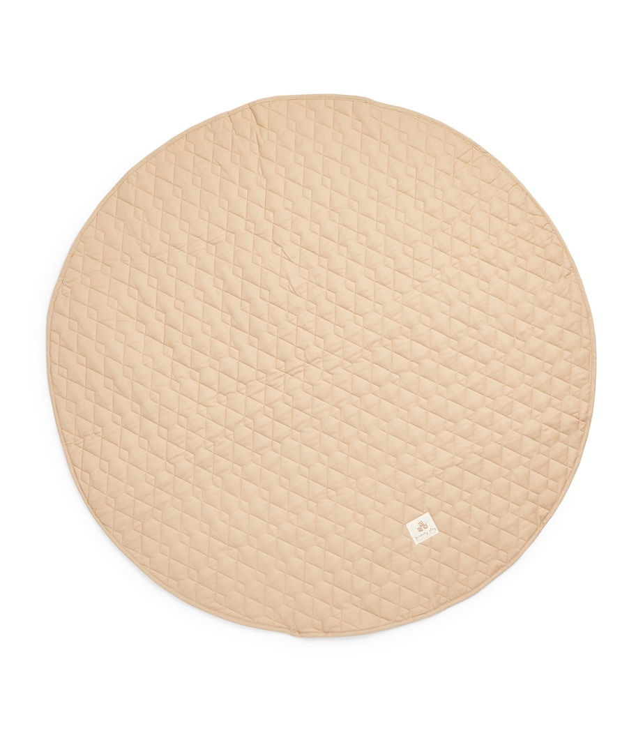Purebaby Cotton Play Mat (120cm x 120cm) Camel Melange Image 2