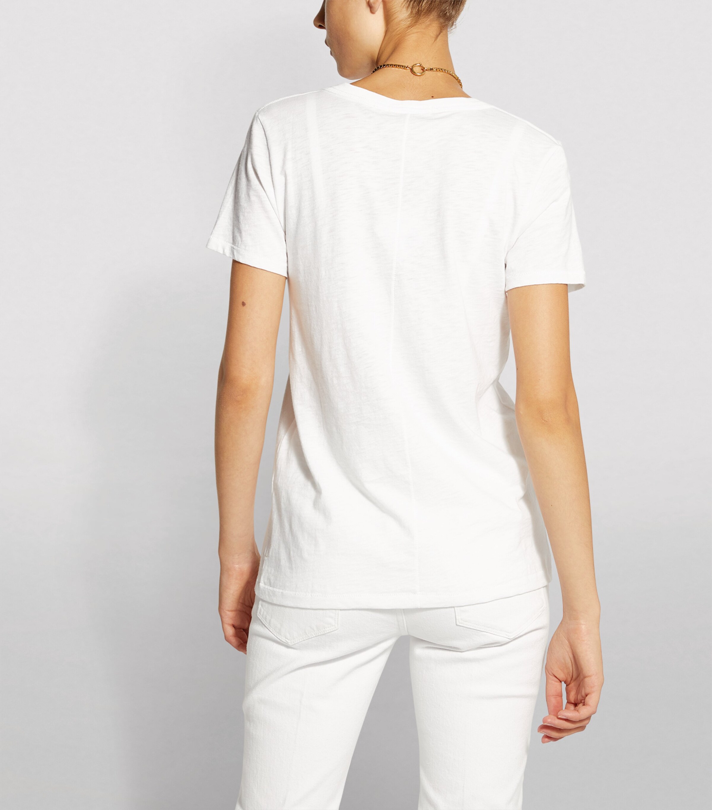 The Vee T-Shirt BRIGHT WHITE W Image 7