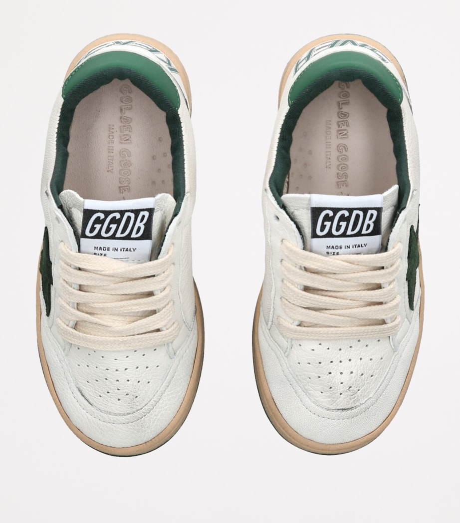 Leather Ball Star Sneakers GREEN OTH Image 4