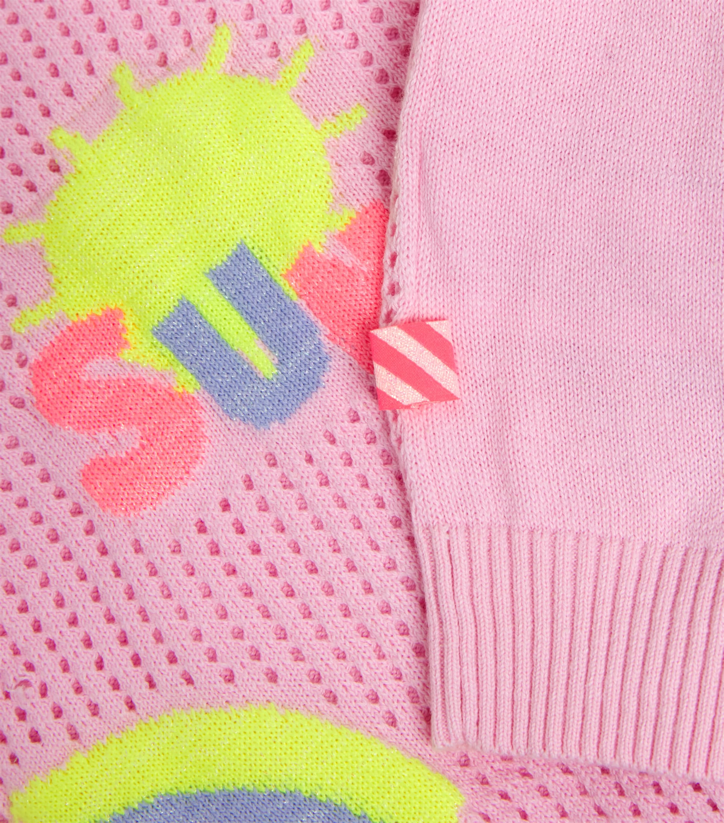 Cotton-Blend Jacquard Sweater (2-12 Years) 46NNOSEGAY Image 3