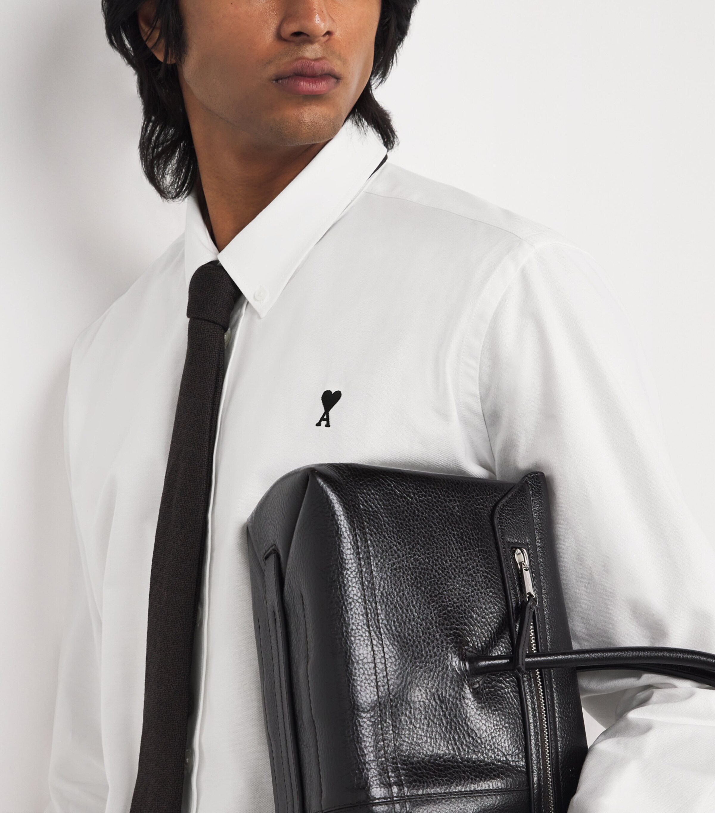 Cotton Ami de Coeur Oxford Shirt 168 - BLANC NATUREL Image 6