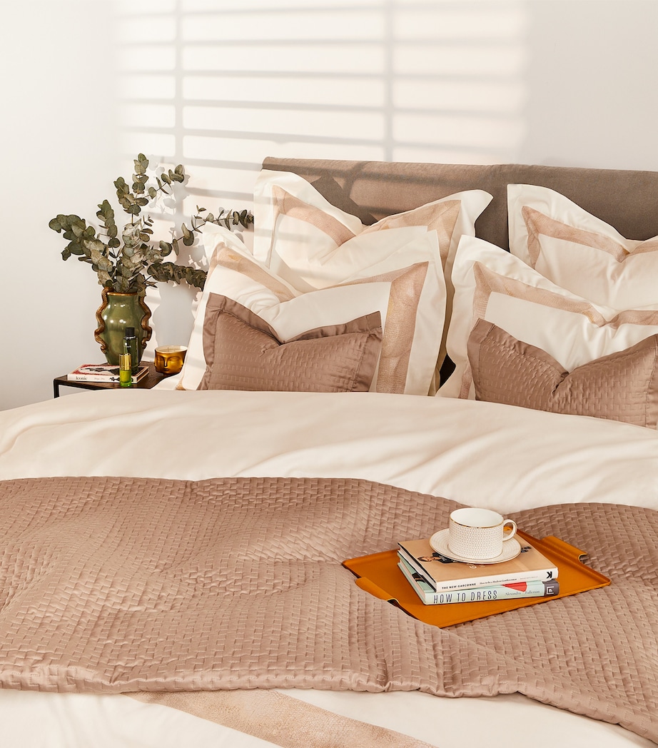 Boutis Bedspread (270cm x 270cm) 91 TAUPE Image 3