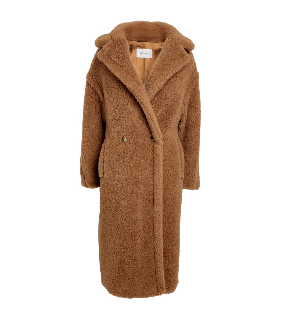 Teddy Bear Icon Coat CAMEL Image 1