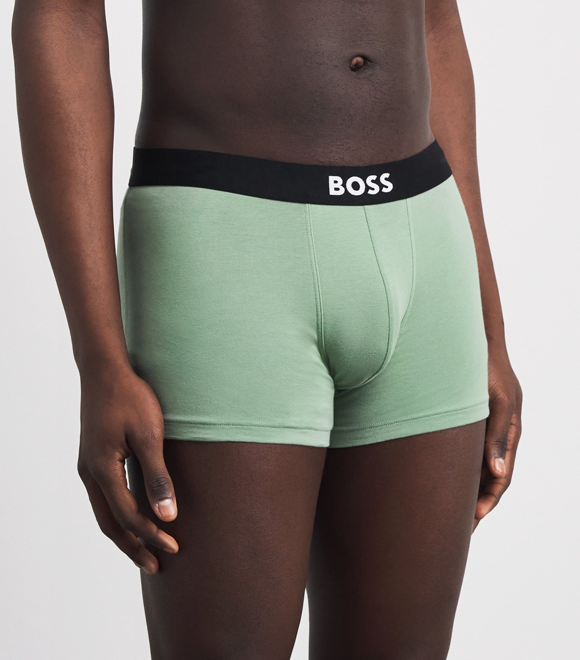 BOSS Mens Stretch-Cotton Boss One Boxer Briefs (Pack of 3) Open Image 2
