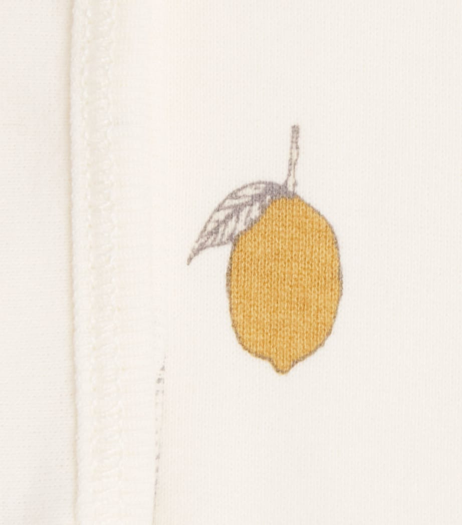 KONGES SLOJD Organic Cotton Lemon Leggings (0-24 Months) Image 3