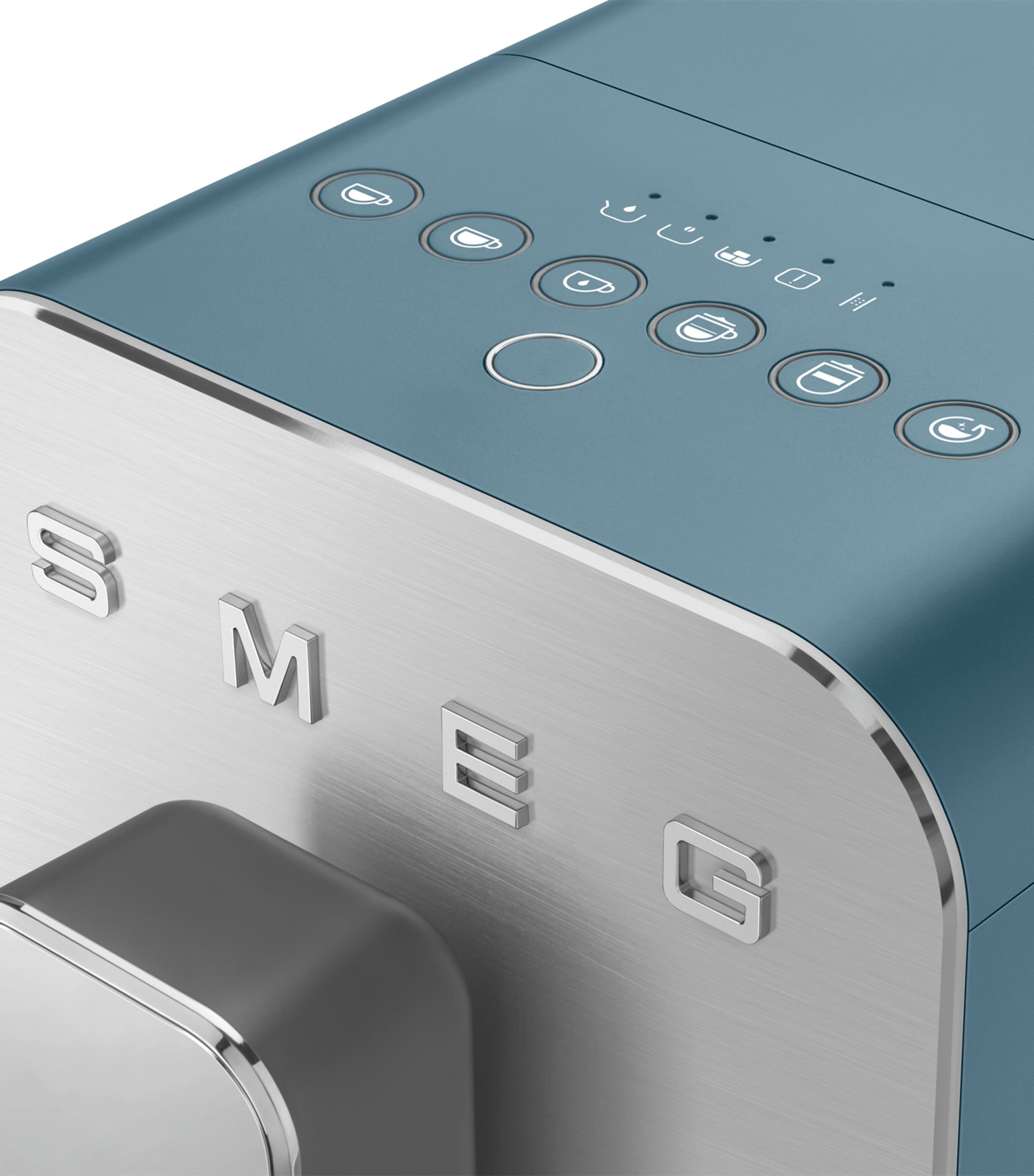 Smeg Bean To Cup Coffee Machine Matte Storm Blue Image 8