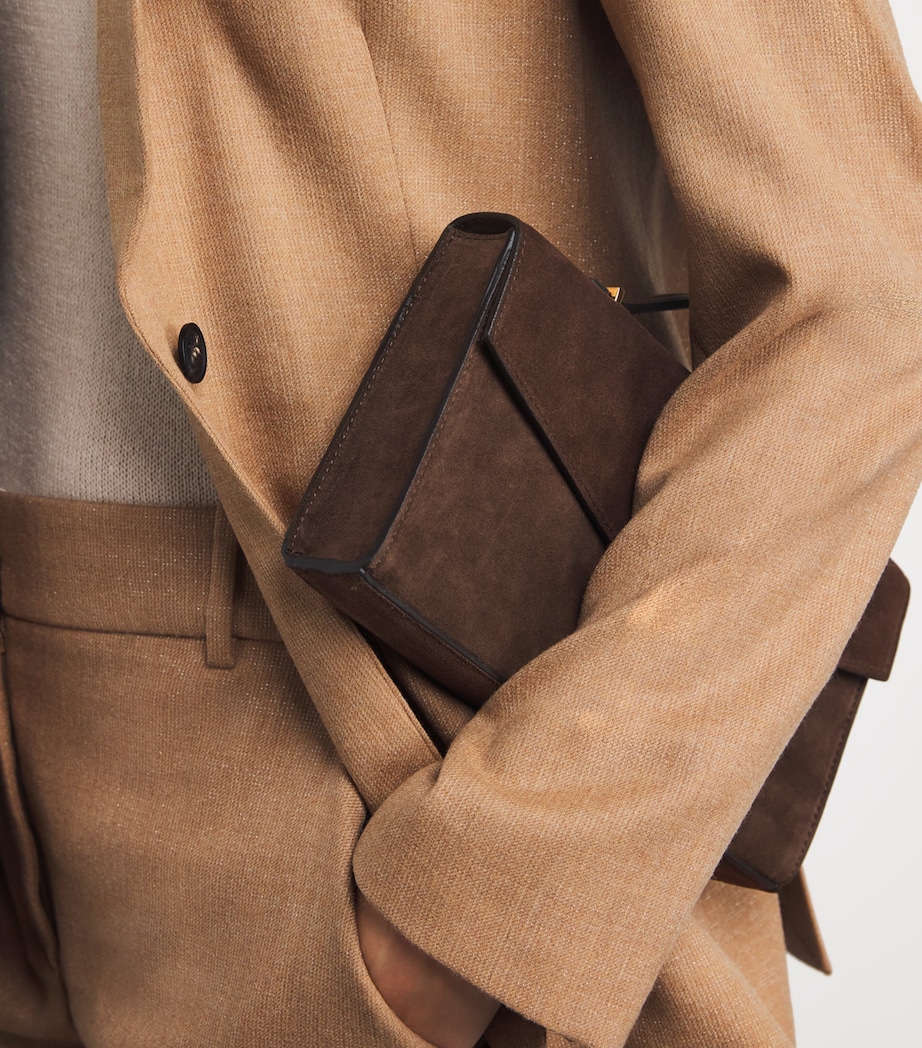 Wool-Blend Metallic Blazer SABBIA Image 6