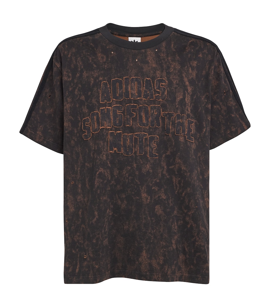 Originals x Song for the Mute Distressed T-Shirt BLACK Image 1