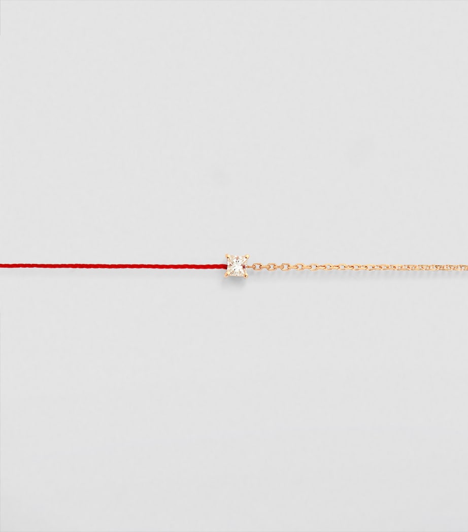 Yellow Gold and Diamond Royal 10-Year Anniversary Bracelet RED Image 2