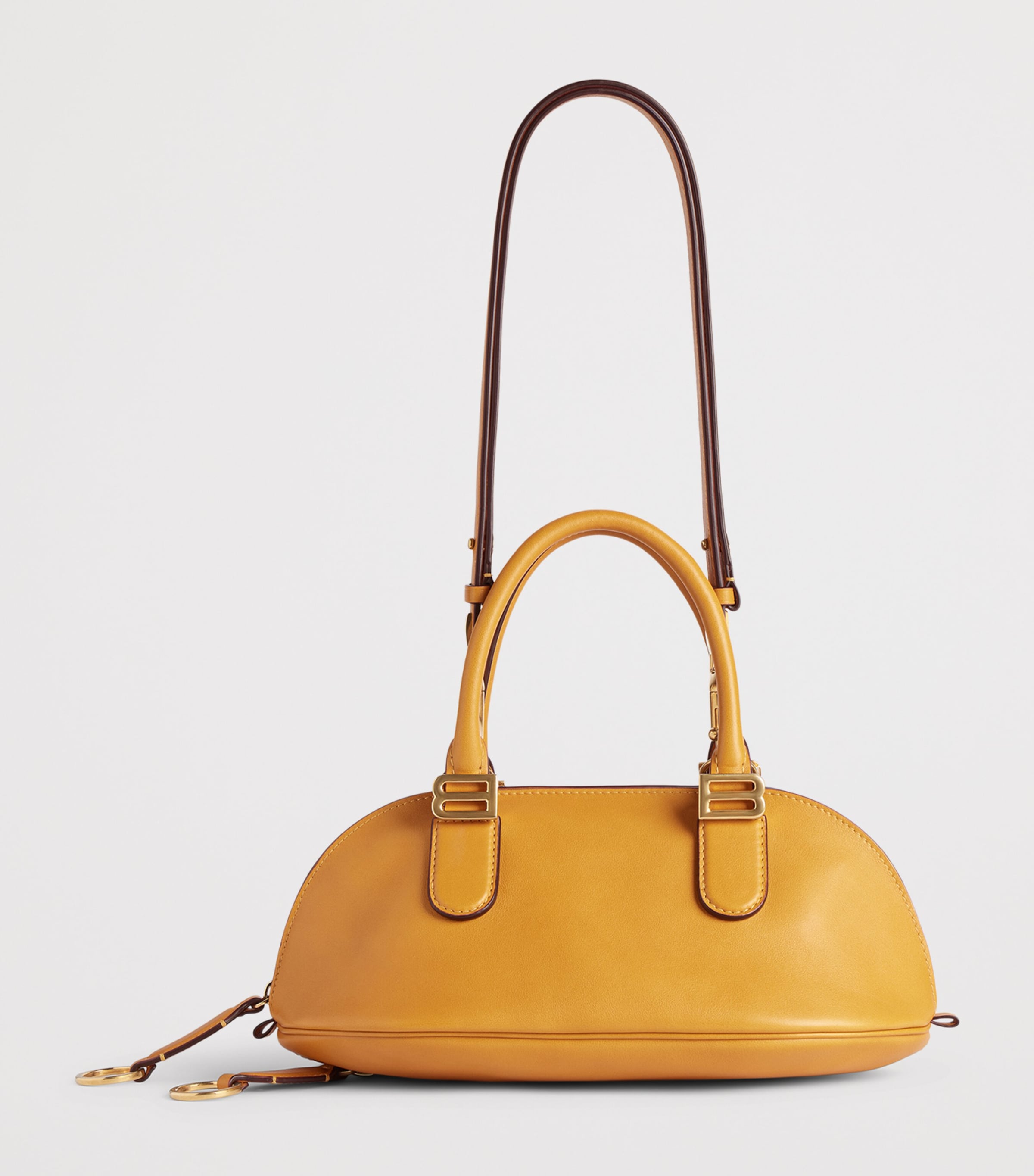 Balenciaga Mini Calfskin Bolero Bowling Top-Handle Bag Image 3