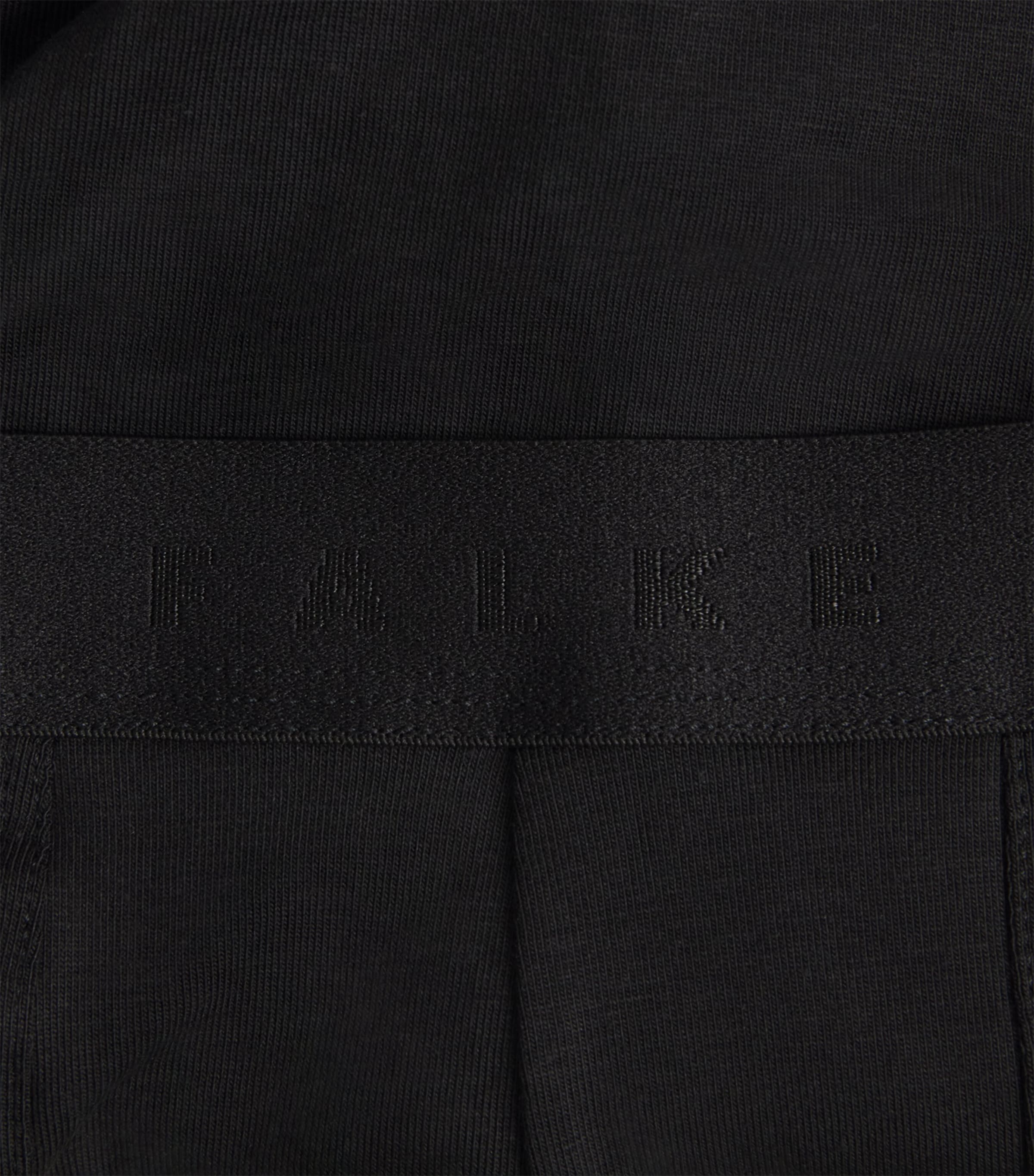 Falke Mens Stretch-Egyptian Cotton Boxer Briefs (Pack of 2) Black Image 5