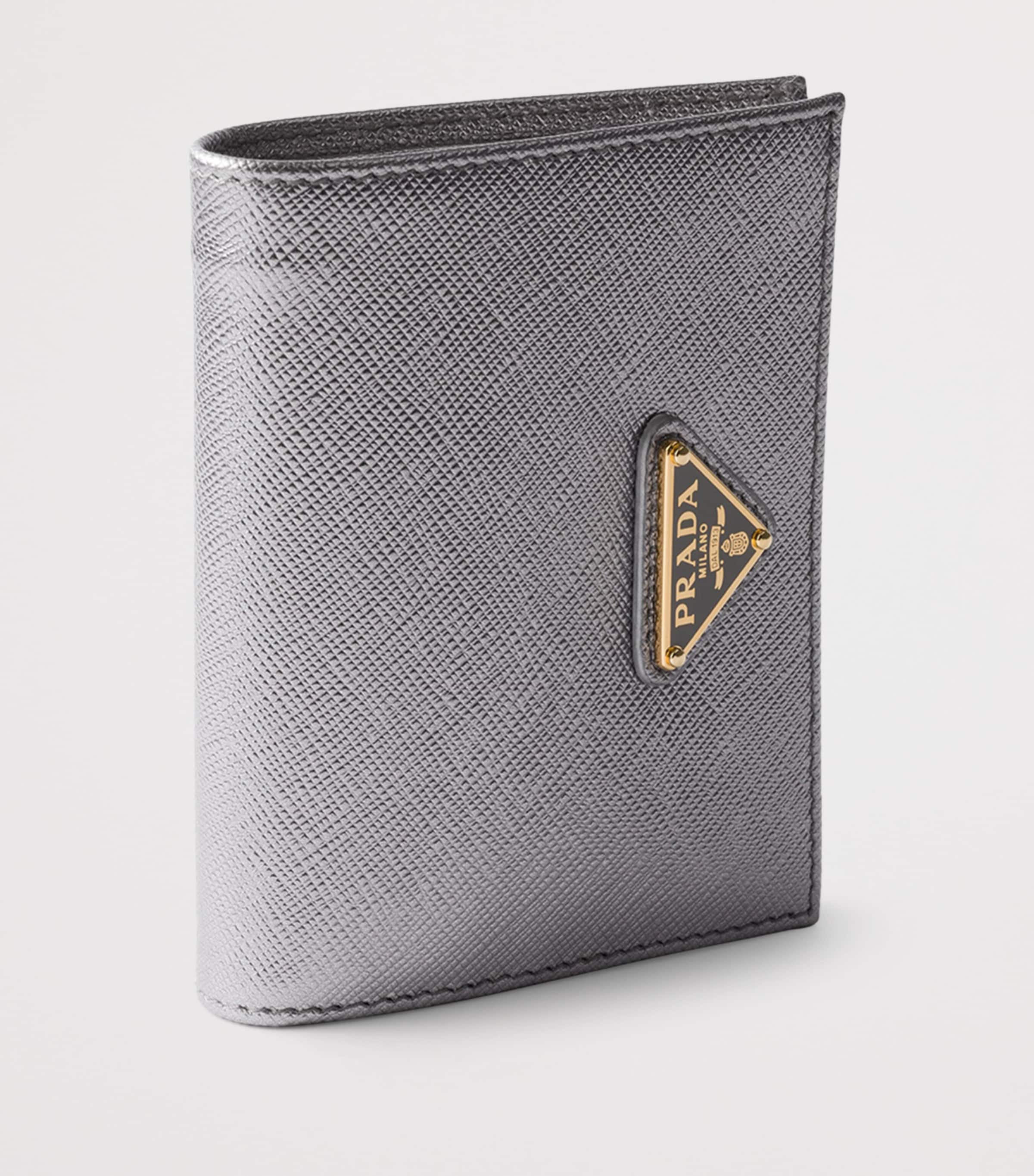 Small Saffiano Leather Bifold Wallet F0135 Image 4