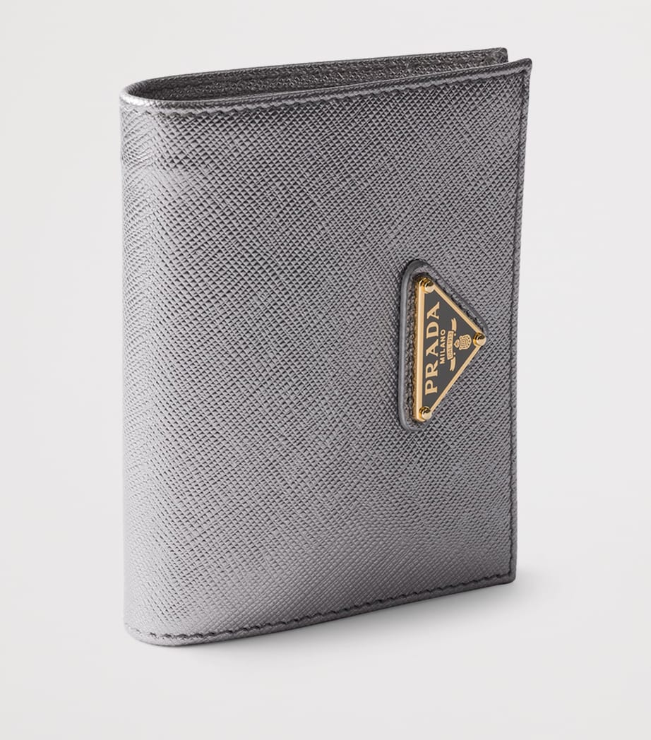 Small Saffiano Leather Bifold Wallet F0135 Image 4