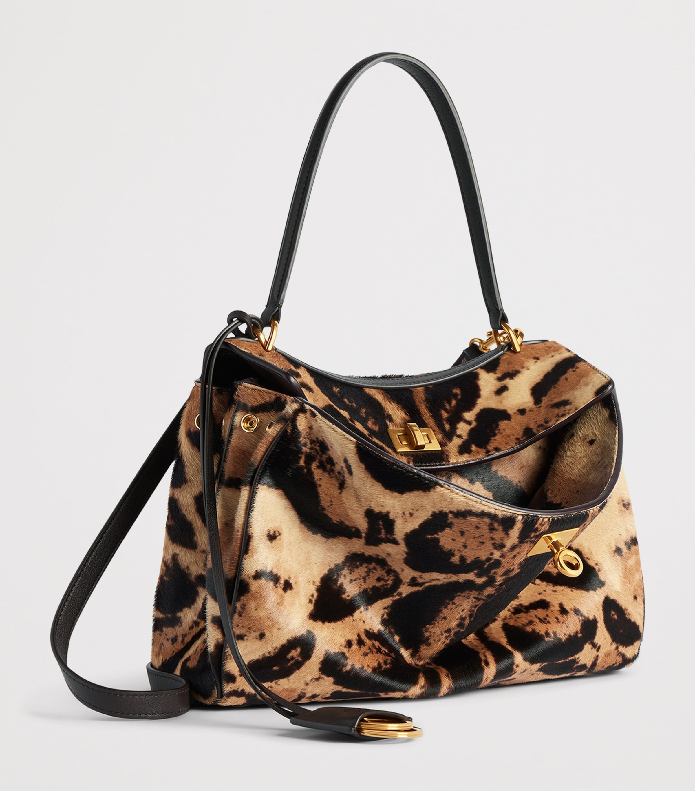 Balenciaga Pony Hair Rodeo Top-Handle Bag Image 4
