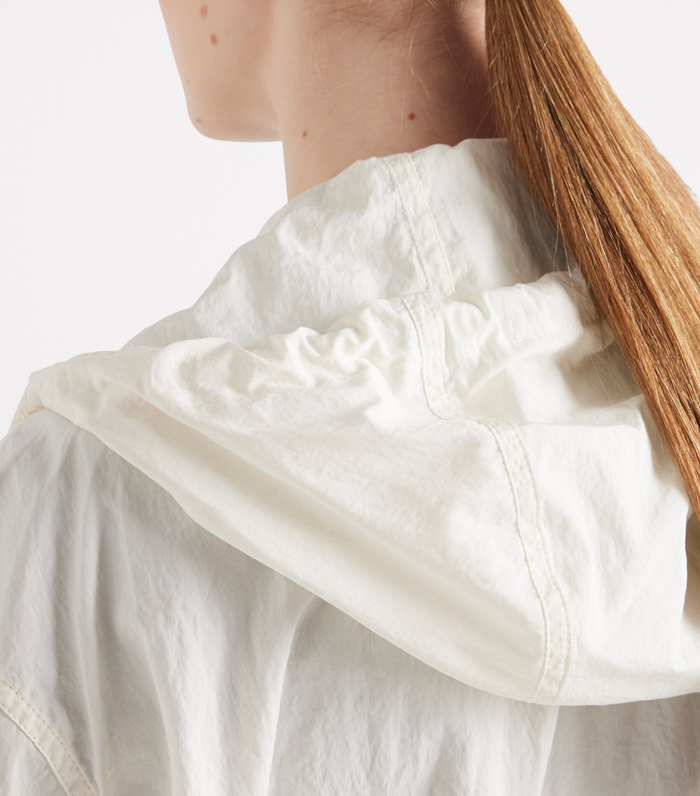 Cotton-Blend Belted Jacket F0304 Image 6