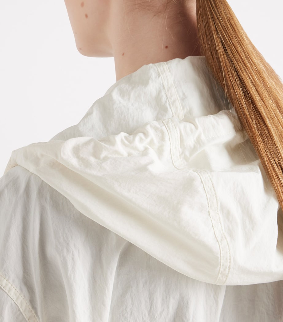 Cotton-Blend Belted Jacket F0304 Image 6