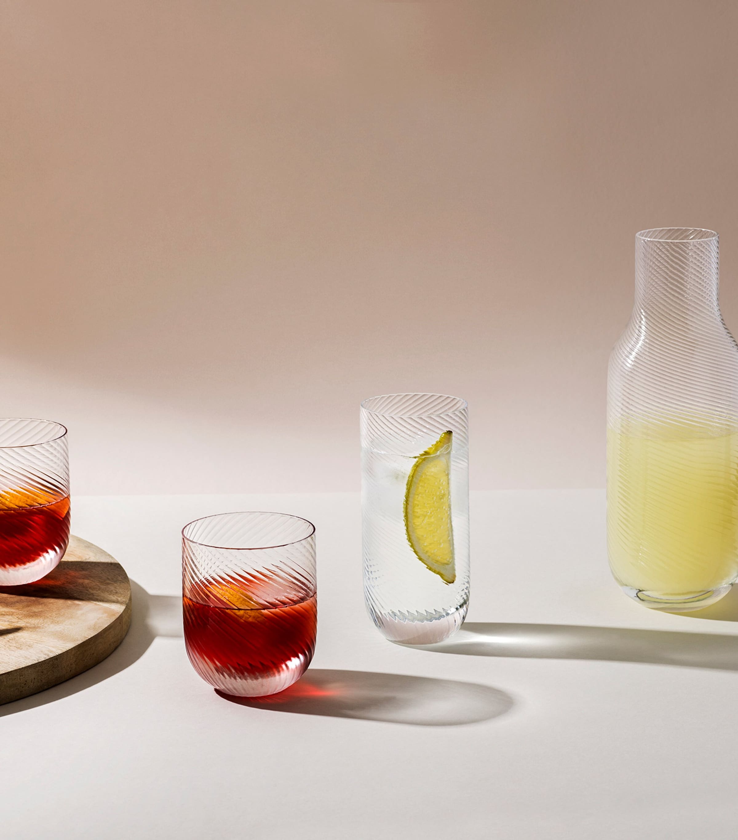 Set of 2 Optic Clear Tumblers (350ml) CLEAR Image 4