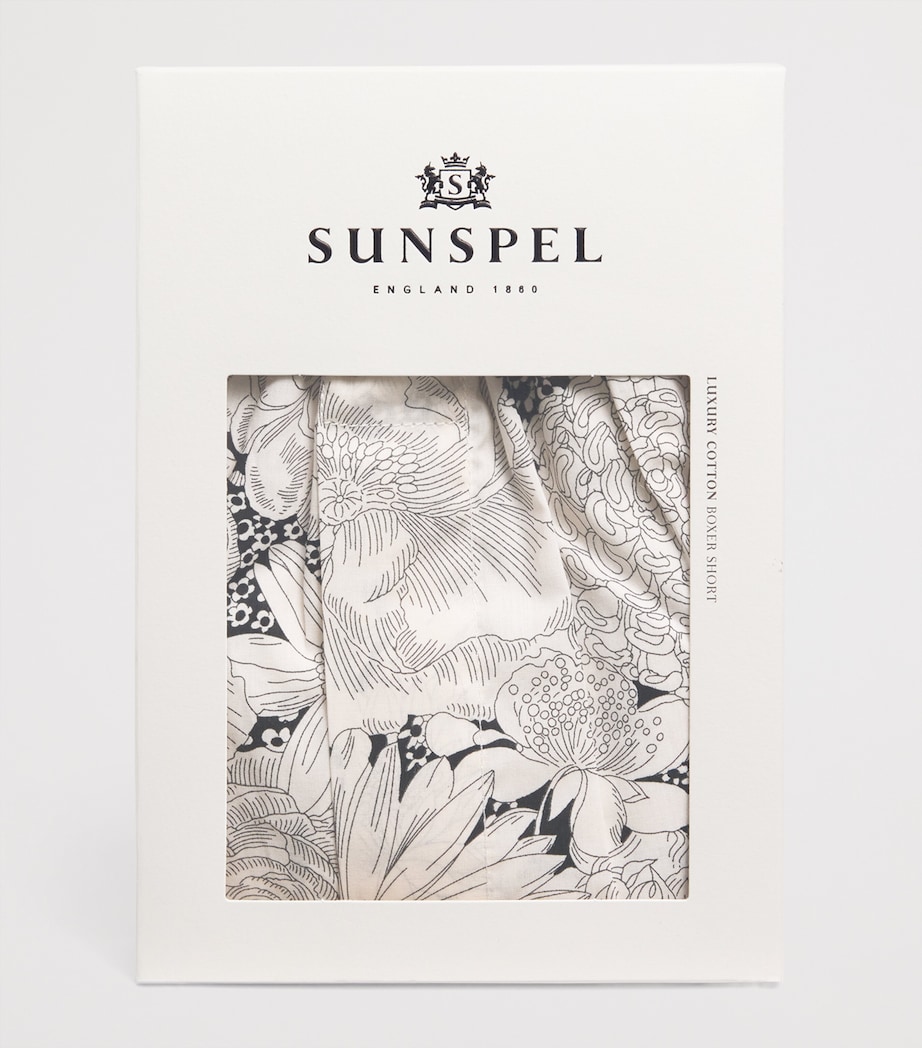 Cotton White Bloom Boxers WHIB-WHITE ENG BLOOM Image 4