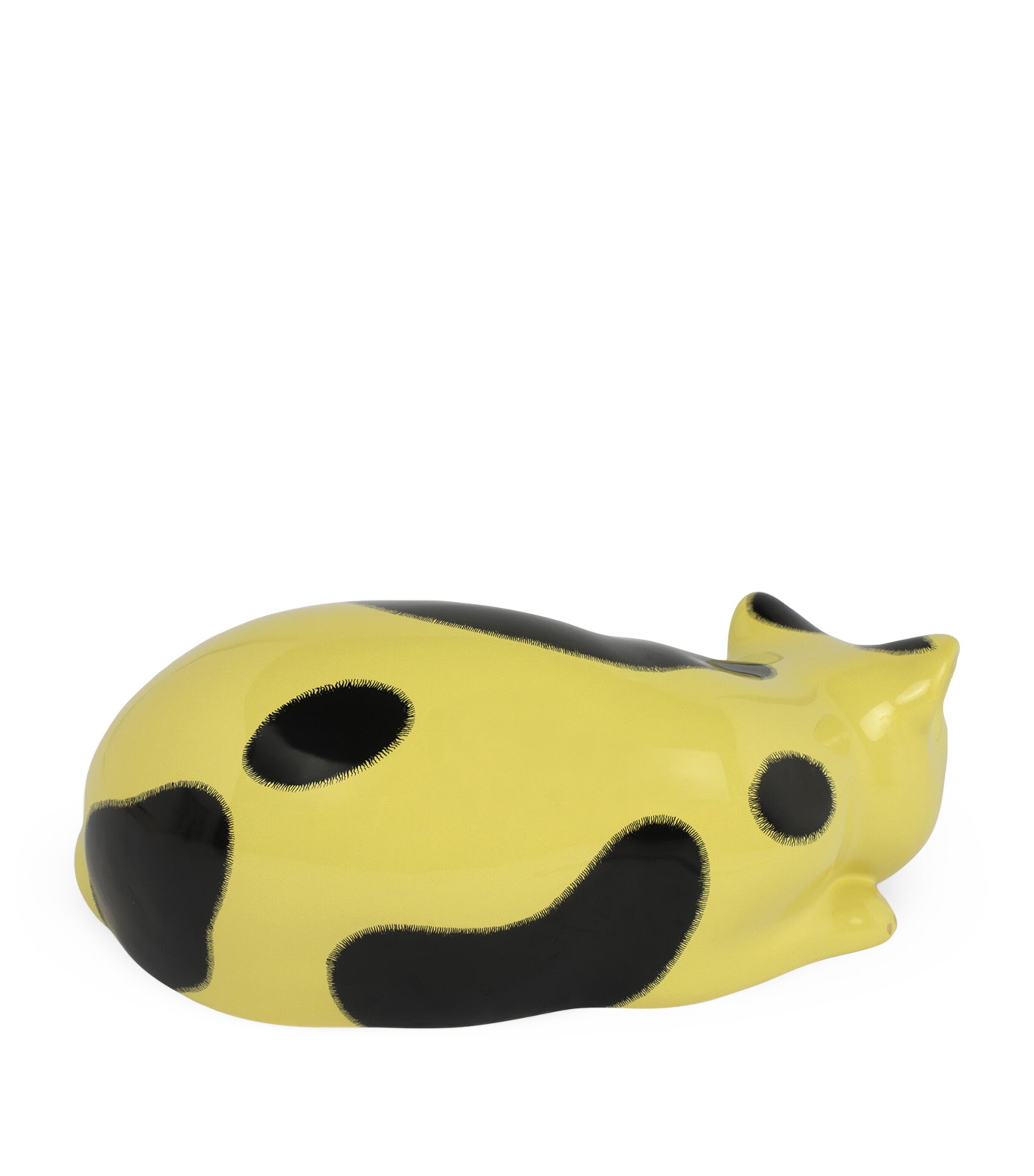 Ceramic Macchiato Cat Ornament MULTI Image 2