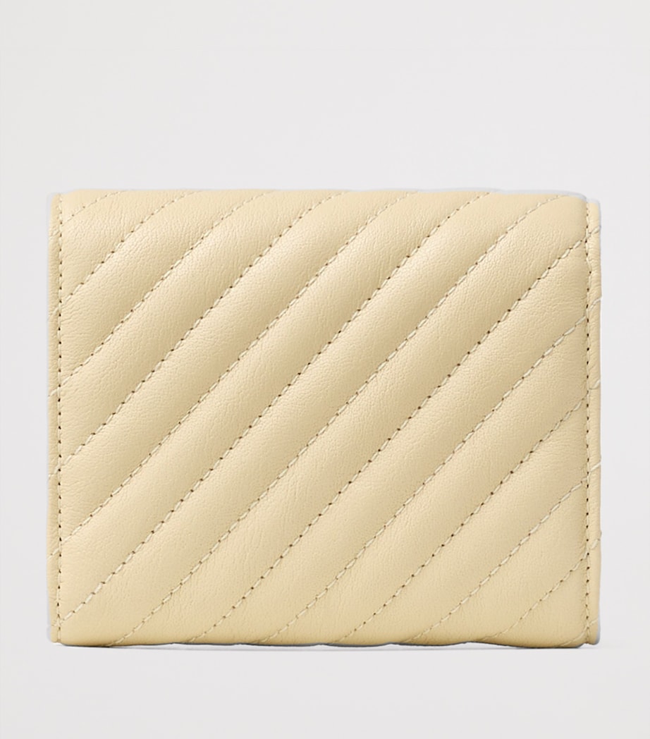 Curve Marinda Leather Wallet BUTTERMILK/SHINY GOL Image 3