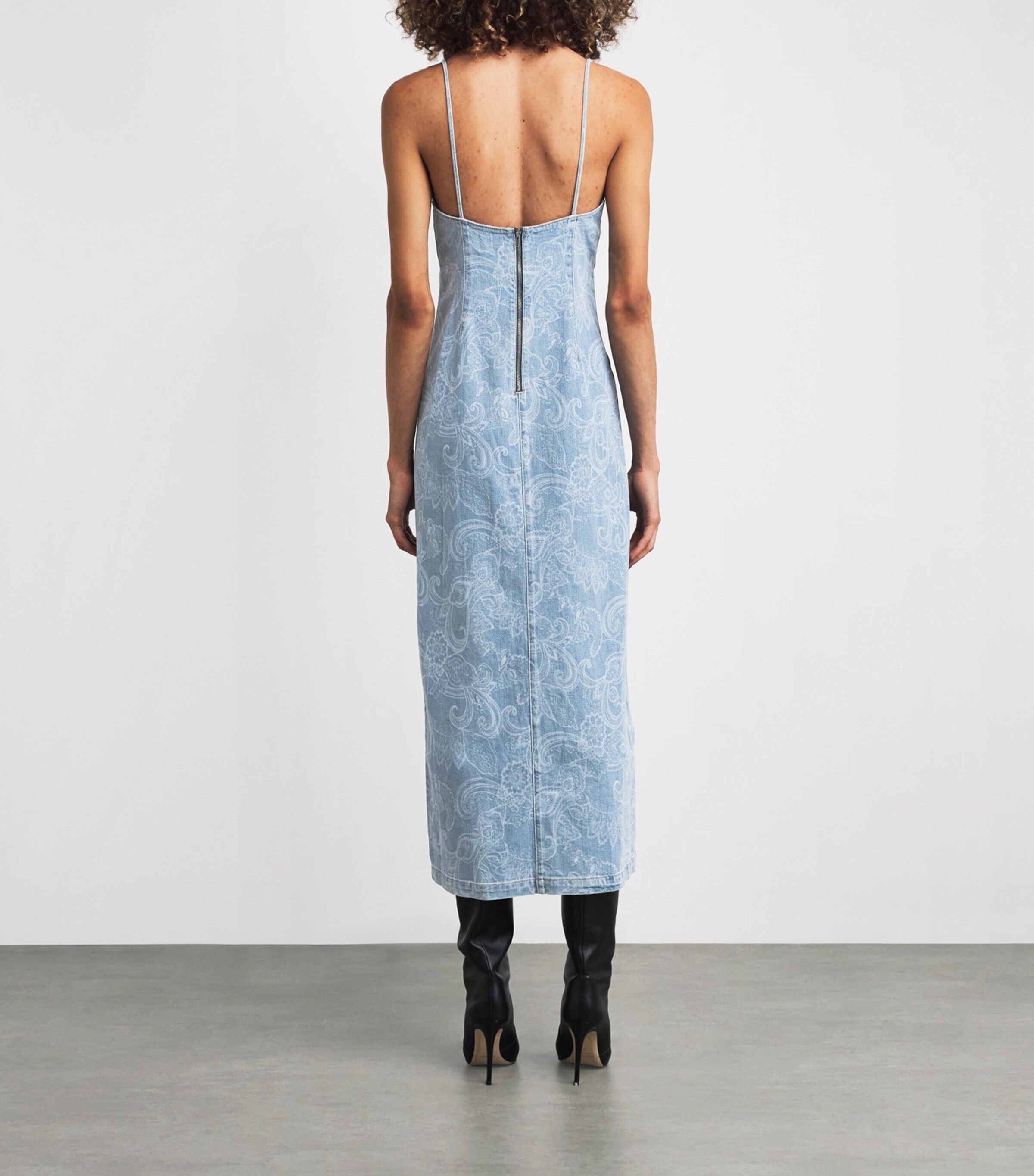 Denim Julietta Midi Dress LASER PAISLEY O496 Image 3