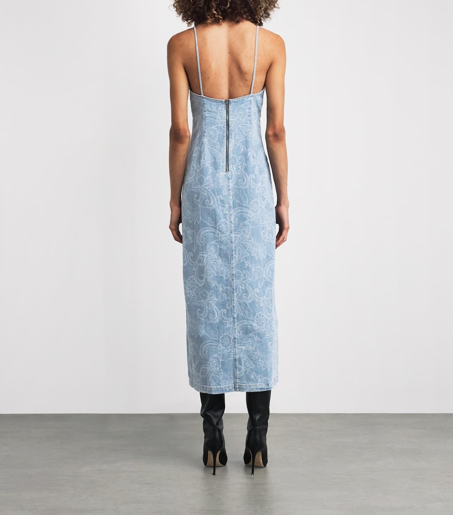 Denim Julietta Midi Dress LASER PAISLEY O496 Image 3