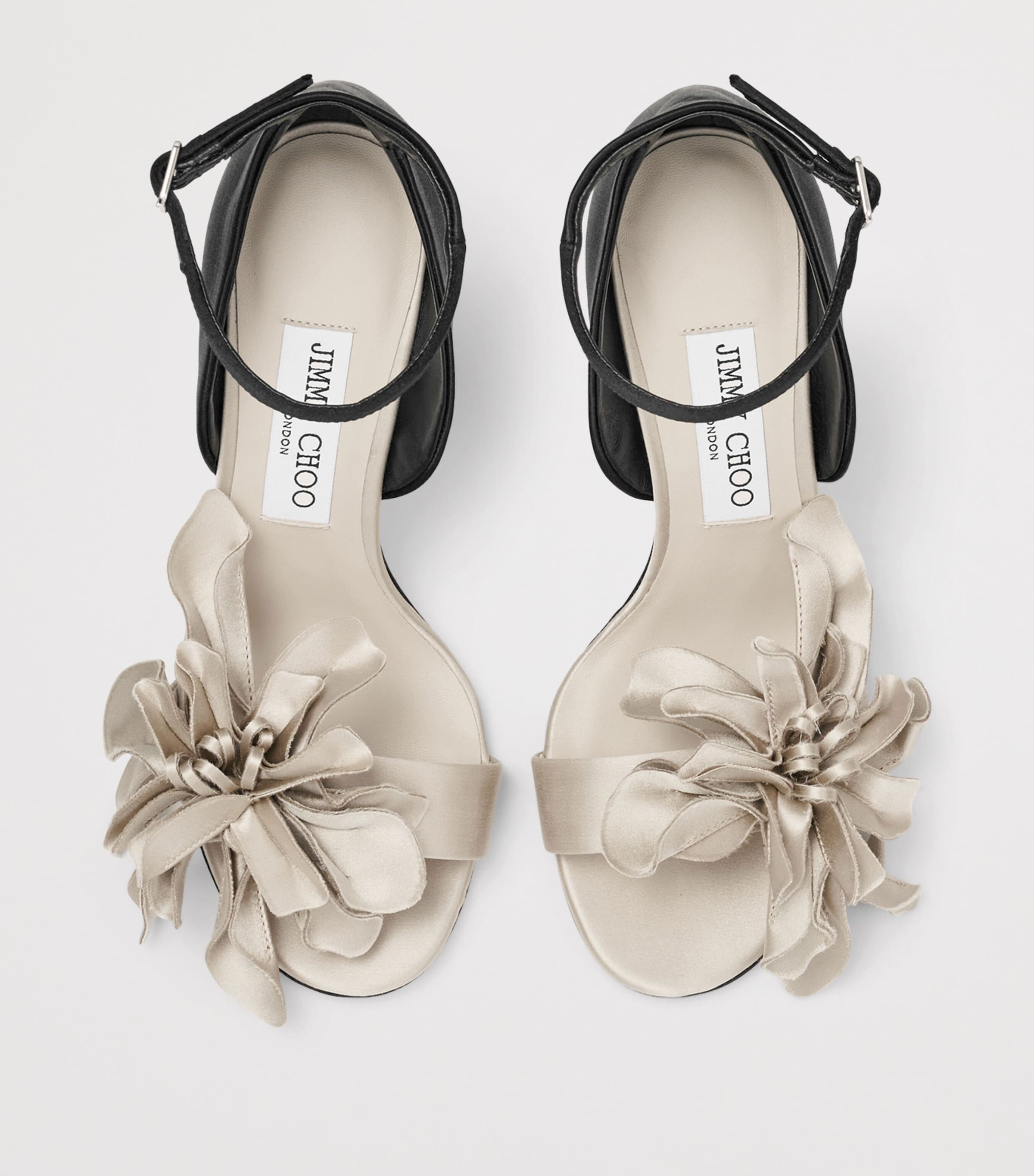 Jimmy Choo Coko 100 Sandals Bone/black Image 4
