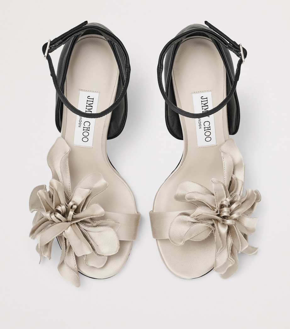 Jimmy Choo Coko 100 Sandals Bone/black Image 4