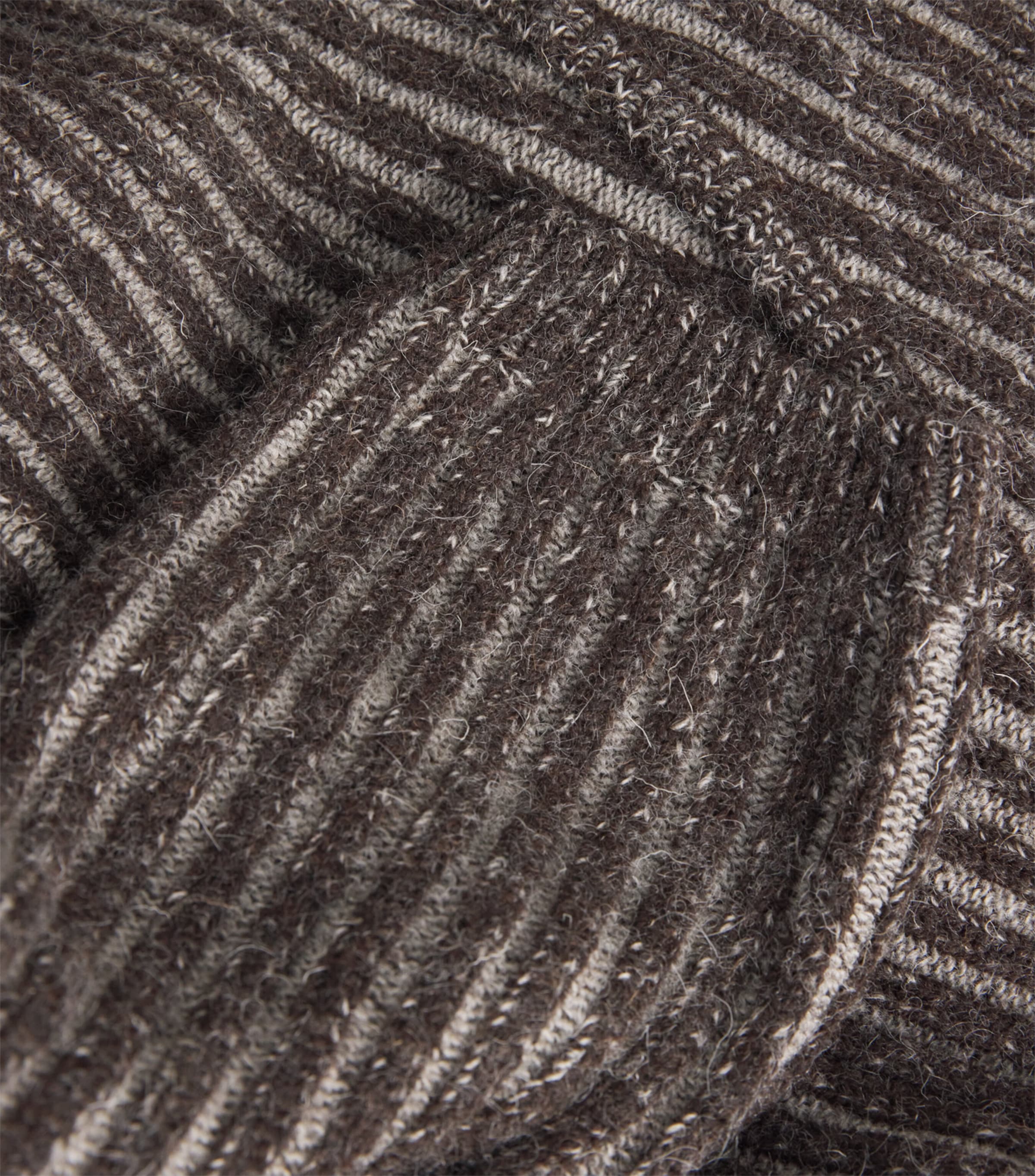 Wool Level Hood Hoodie VANISE BROWN Image 5