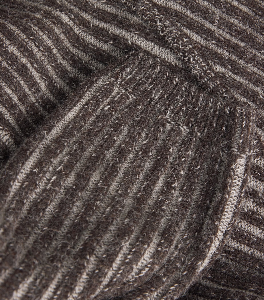 Wool Level Hood Hoodie VANISE BROWN Image 5