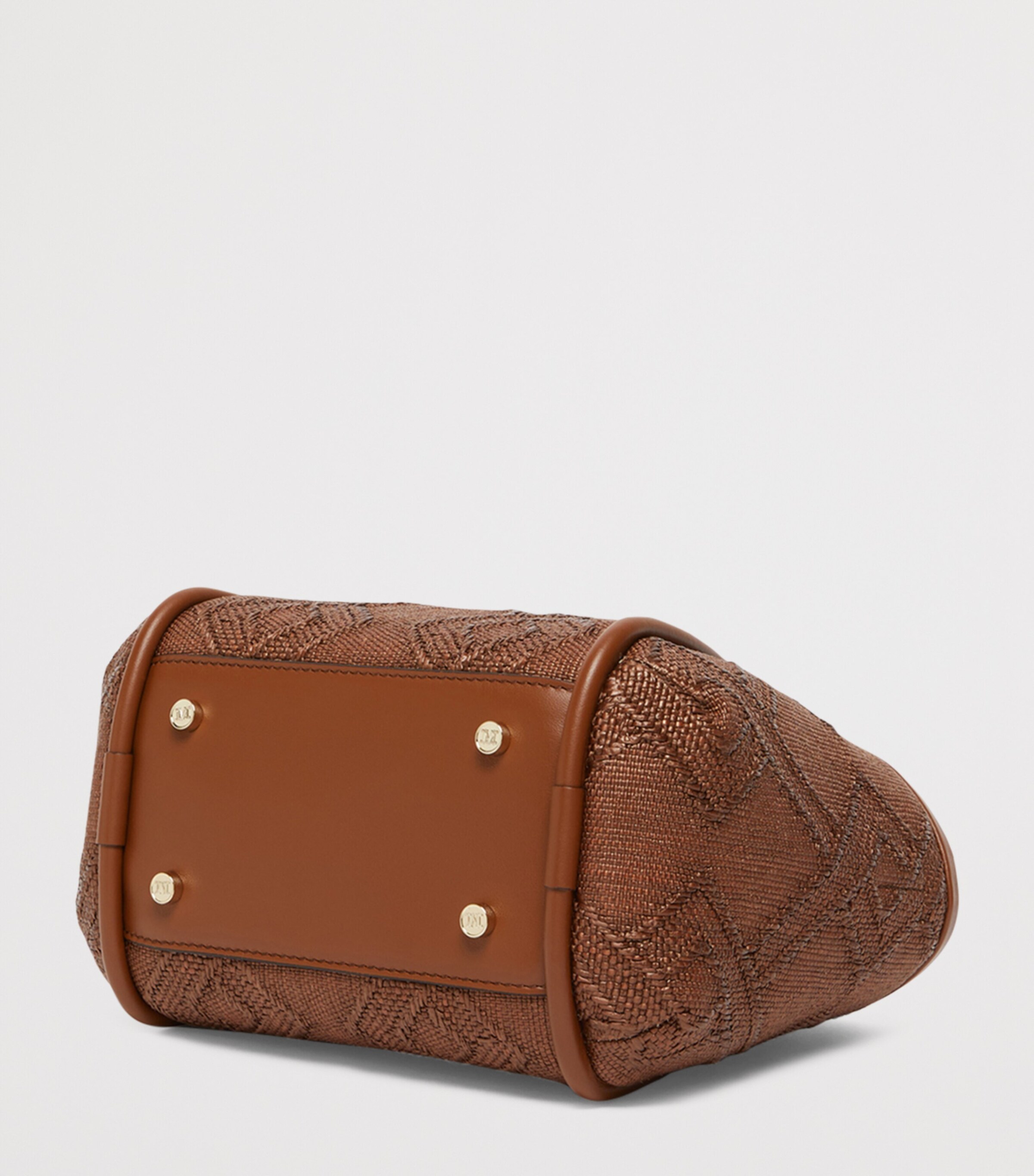 Max Mara Extra-Small Marine Top-Handle Bag Amber Brown Image 6