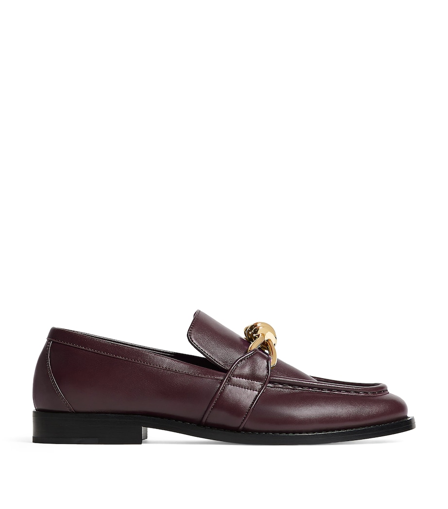 Bottega Veneta Leather Astaire Loafers Image 1