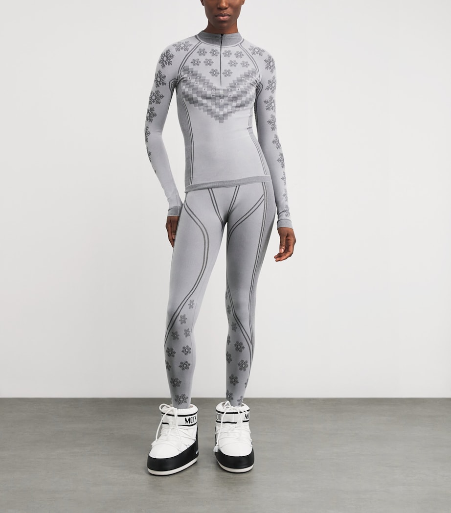 First Layers Half-Zip Top MIRROR WNTR FAIRISLE Image 2