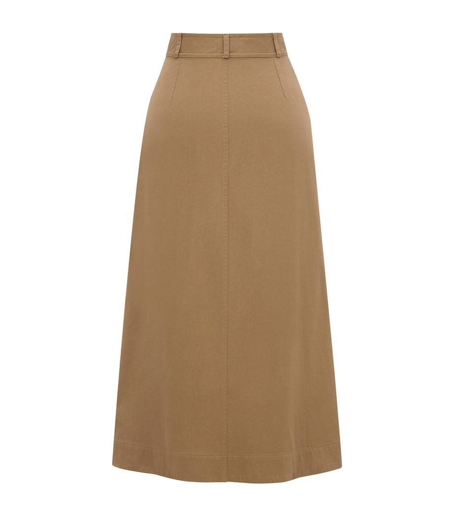 Cotton Midi Skirt 2100 Image 2