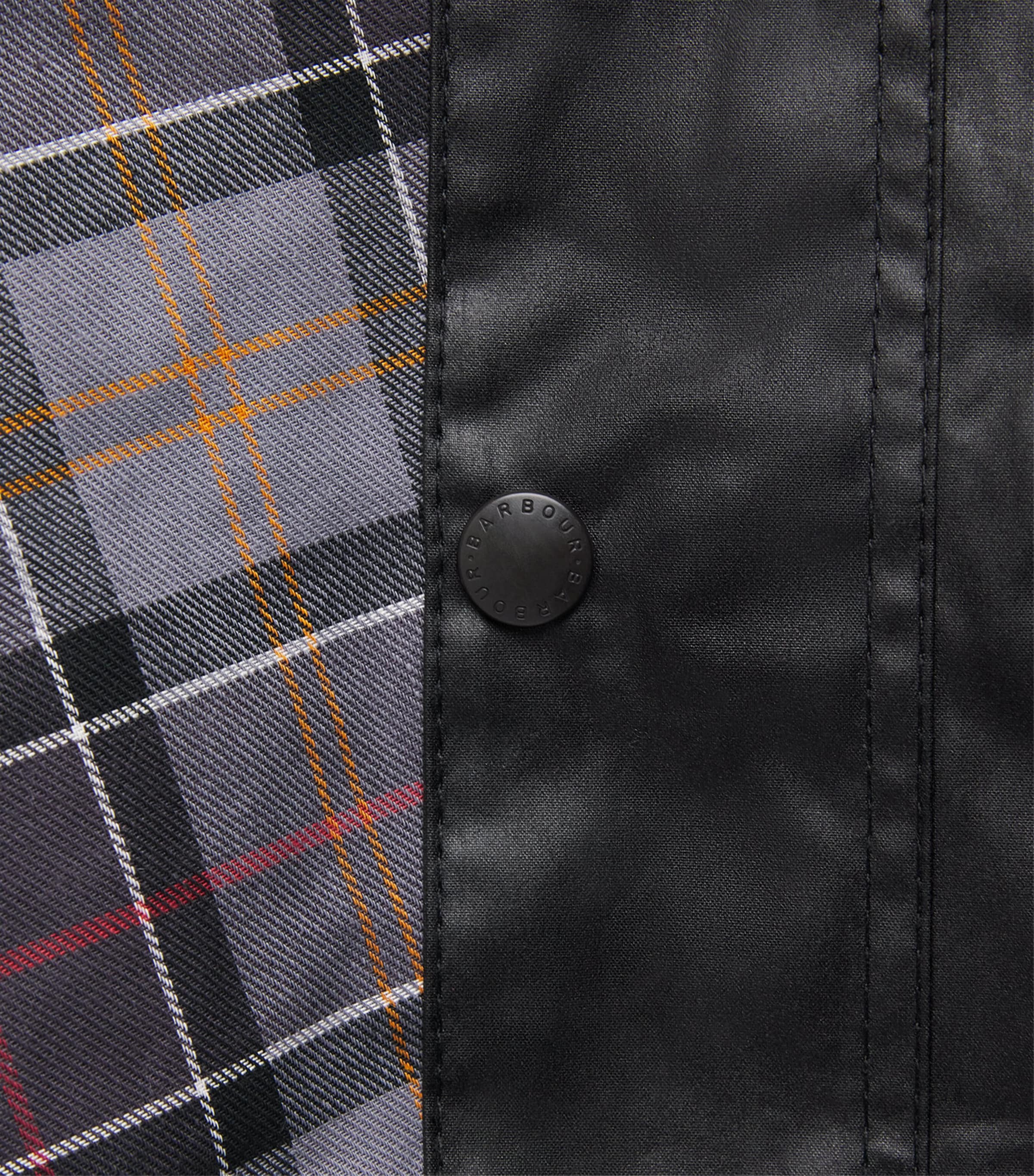 Waxed Bedale Jacket BLACK Image 6