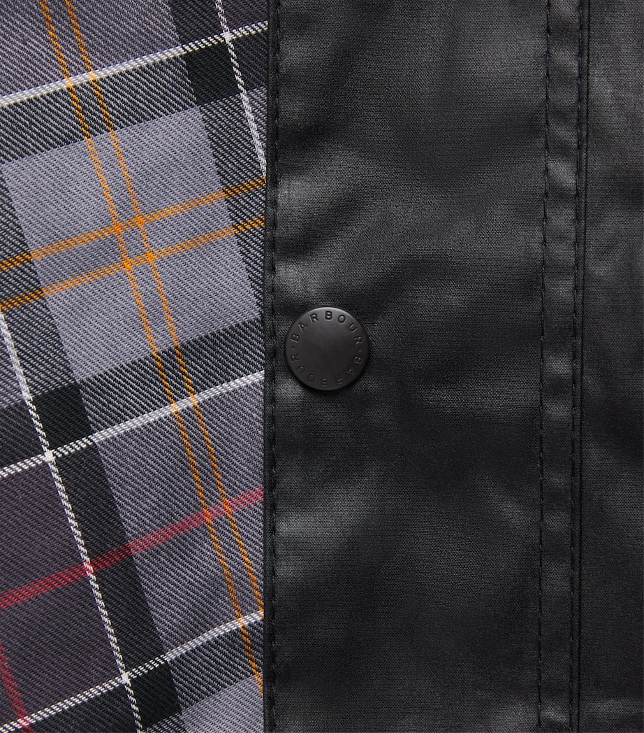 Waxed Bedale Jacket BLACK Image 6