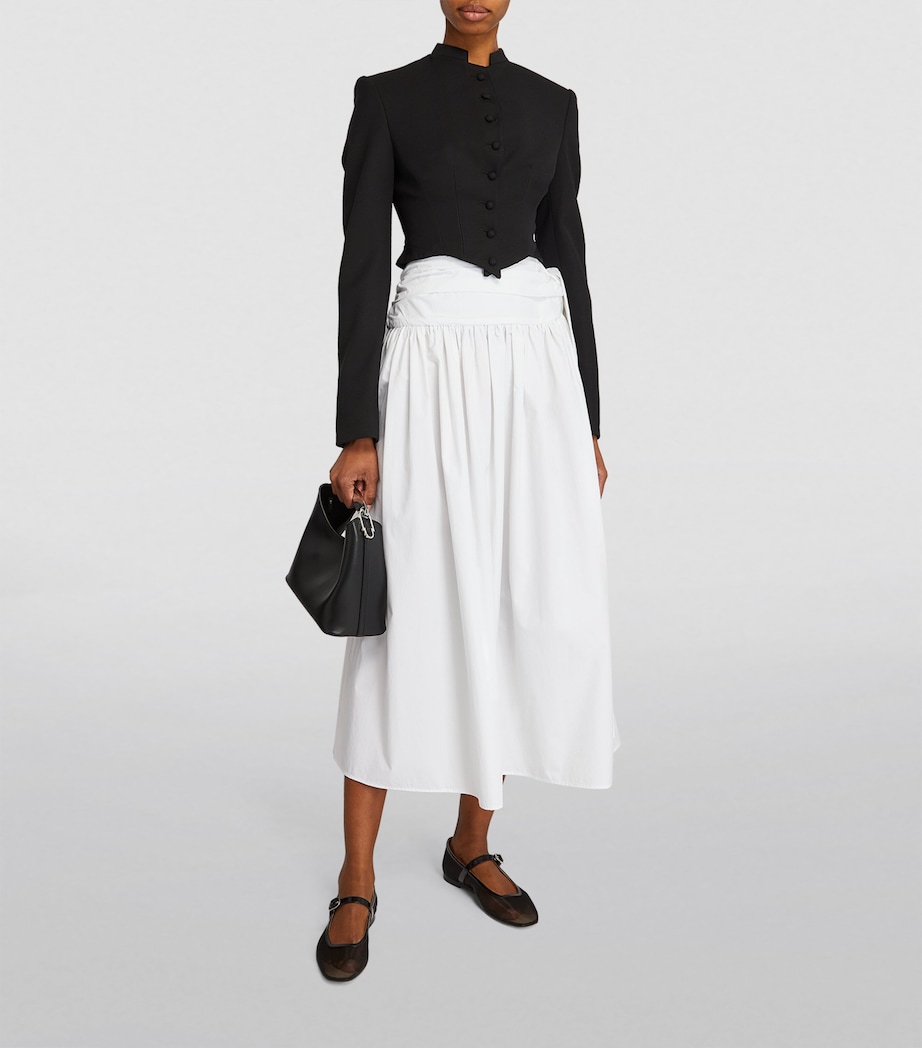 Mesh Mary Jane Ballet Flats BLACK Image 5