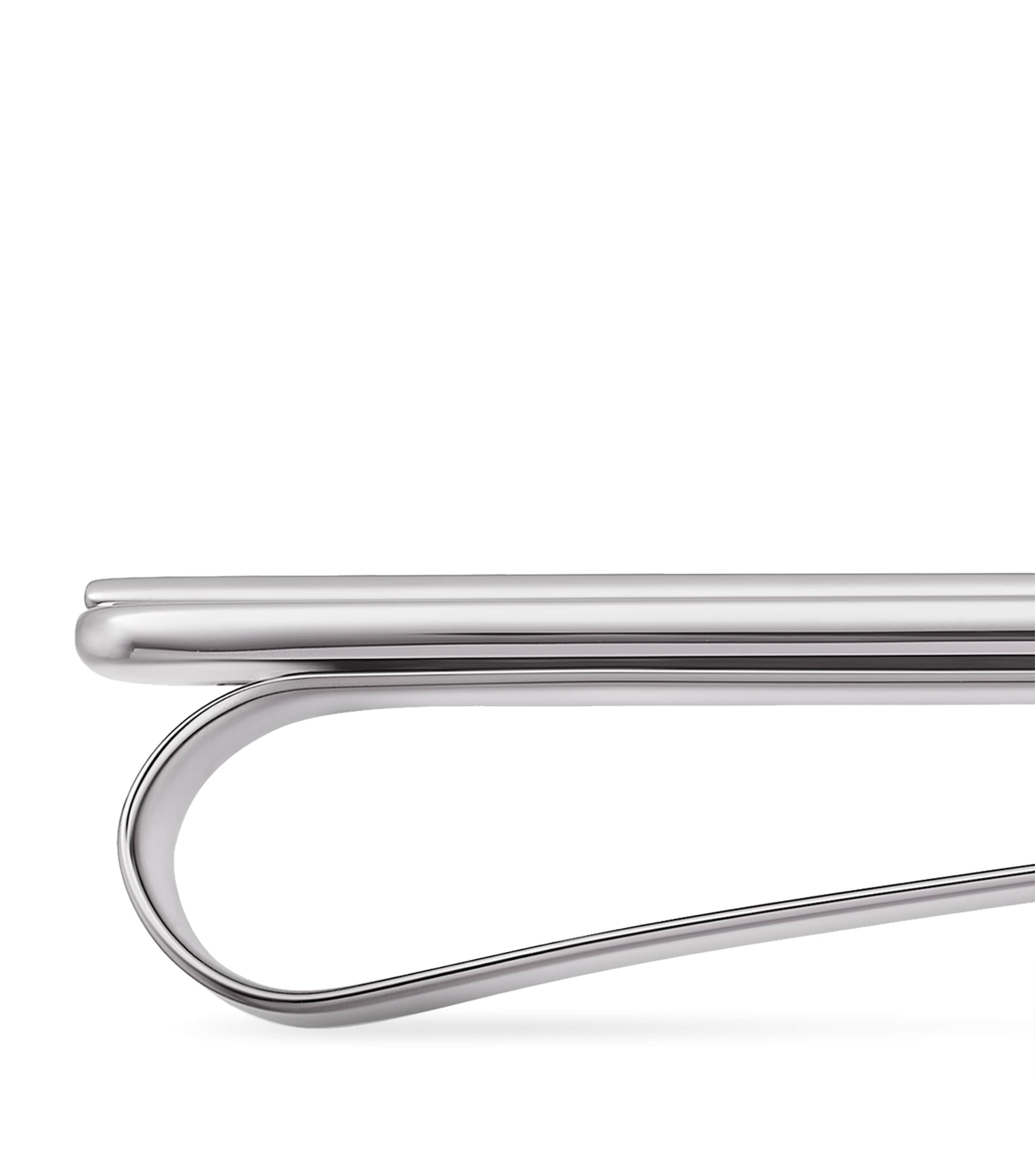 Cartier Silver Stainless Steel Santos de Cartier Tie Clip | Harrods UK