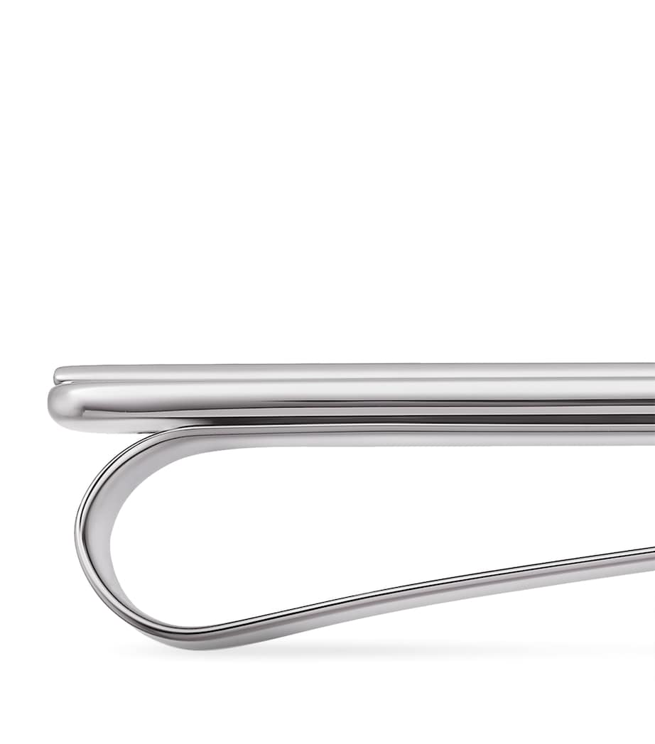 Stainless Steel Santos de Cartier Tie Clip STEEL Image 4