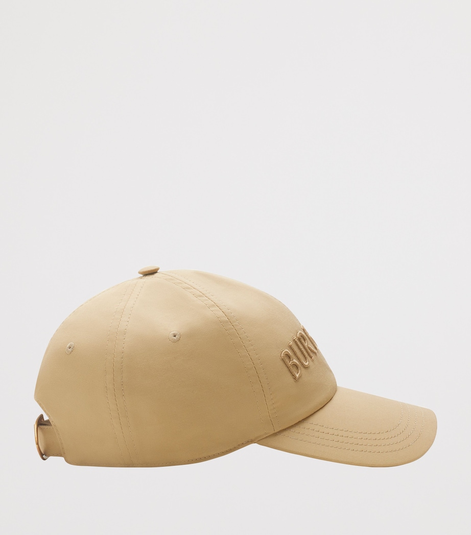 Cotton Gabardine Logo Cap FLAX Image 2